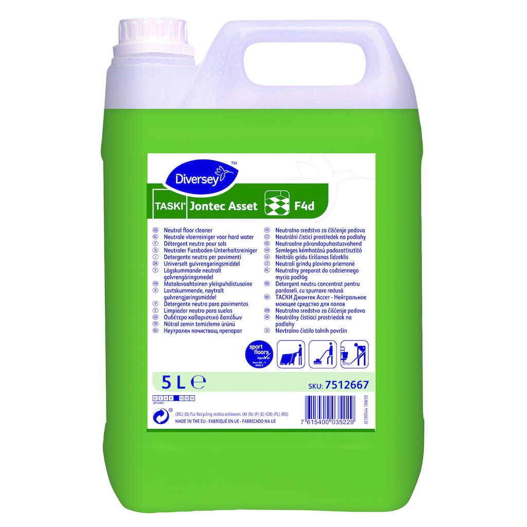 TASKI Jontec Asset F4d 2x5L - Detergente neutro per pavimenti