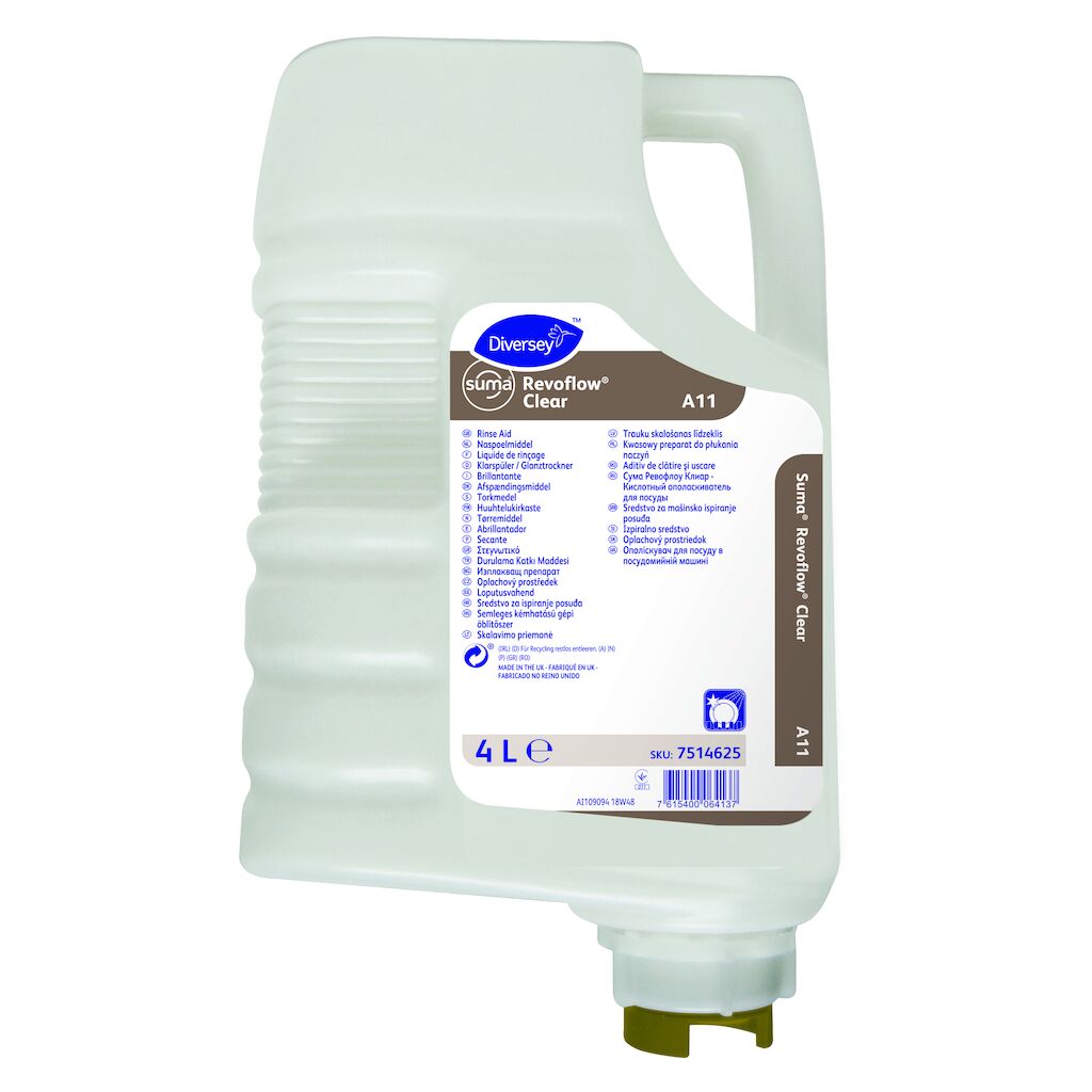 Suma Revoflow Clear A11 3x4L - Brillantante acido concentrato
