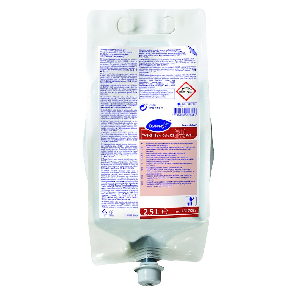 TASKI Sani Calc QS W3a 2x2.5L - Detergente disincrostante acido - concentrato