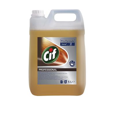 Cif Detergente per Legno 2x5L - Detergente appositamente formulato per la pulizia delle superfici in legno